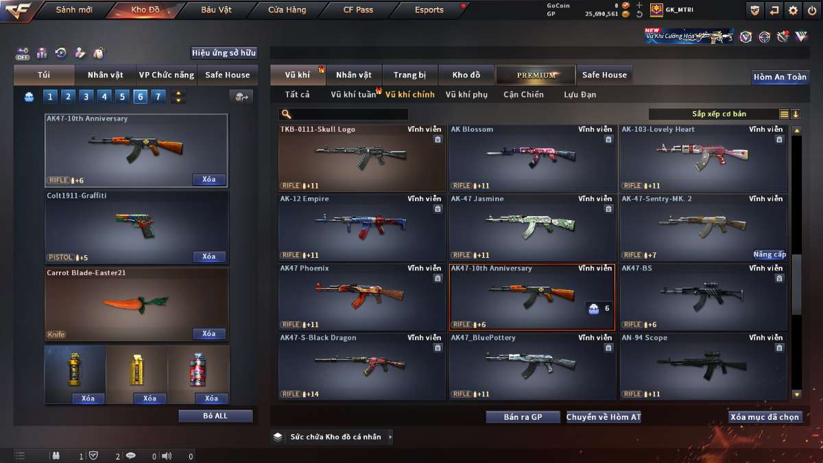 shop acc cf uy tin gia re